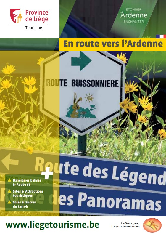 En Route vers l'Ardenne - Itinéraires balisés en Province de Liège